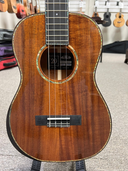 KALA KA-20th KOA-B Solid Koa/Mahogany Baritone Ukulele w/Case - 20th Anniversary Limited Edition