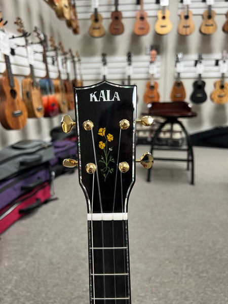 KALA KA-20th KOA-B Solid Koa/Mahogany Baritone Ukulele w/Case - 20th Anniversary Limited Edition