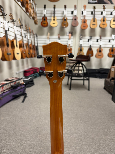 OHANA TK-350G Solid Koa Tenor Ukulele w/Hard Shell Case
