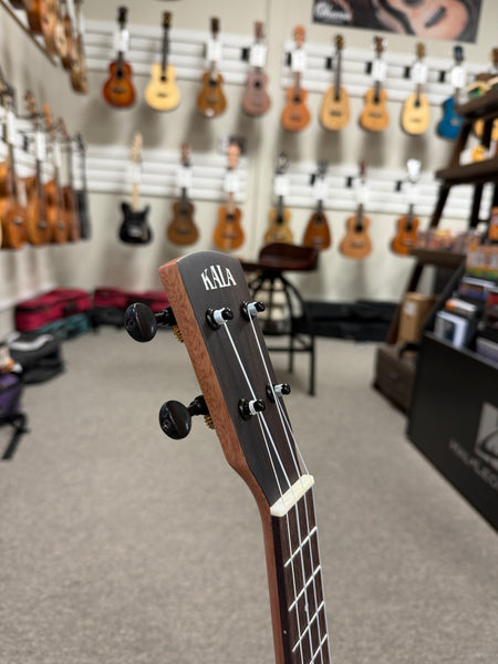 KALA Night Owl Acacia Revelator Electric Tenor Ukulele w/Case - B Stock #1