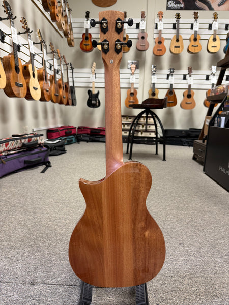 KALA Night Owl Acacia Revelator Electric Tenor Ukulele w/Case - B Stock #1