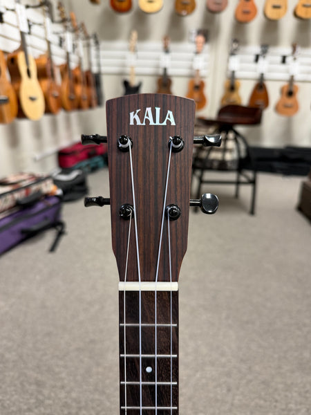 KALA Night Owl Acacia Revelator Electric Tenor Ukulele w/Case - B Stock #2