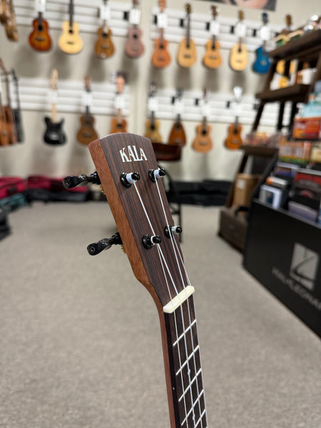 KALA Night Owl Acacia Revelator Electric Tenor Ukulele w/Case - B Stock #2