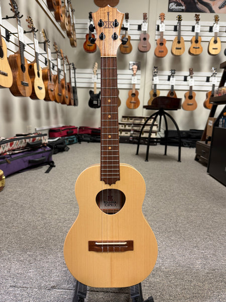 KoAloha KTO-10S Solid Spruce/Acacia Electric Tenor Opio Ukulele w/Case - Pre Loved