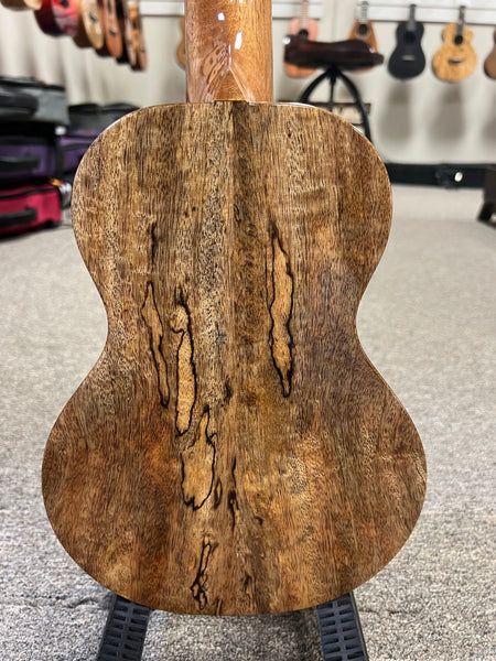 Rebel Creme Brulee Concert Longneck Ukulele w/Case- Solid Mango - Rebel Mango Slim Super Concert