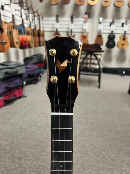 Rebel Double Cheese Tenor Ukulele w/Case - Solid Spruce/Solid Mahogany