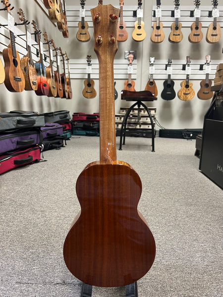 Rebel Double Cheese Tenor Ukulele w/Case - Solid Spruce/Solid Mahogany