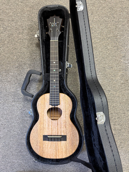 KoAloha KTM-10MG Solid Mango Royal Pikake Electric Tenor Ukulele w/Case - Pre Loved