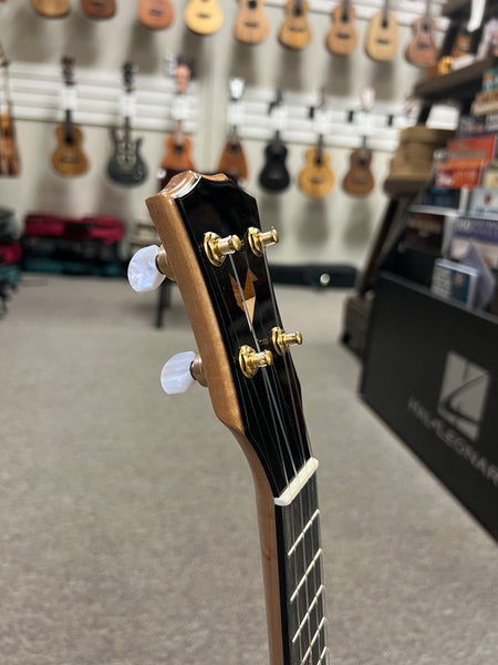 Rebel Creme Brulee Solid Mango Concert Ukulele w/Case - Rebel Mango Slim Concert