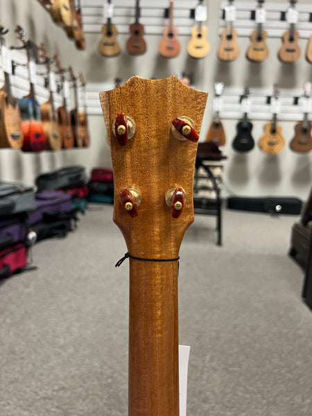 Rebel Creme Brulee Solid Mango Tenor Ukulele w/Case - Rebel Mango Slim Tenor