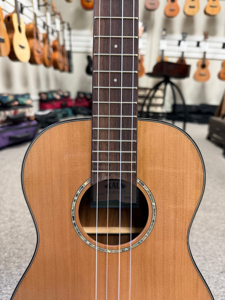 KALA KA-SCAC-B Solid Cedar Top Baritone Ukulele - Solid Cedar/Acacia