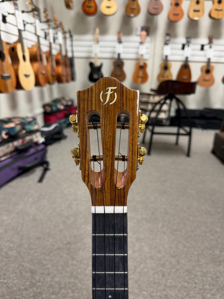 Flight Diana TE Electric Tenor Ukulele w/Case - Solid Cedar/Walnut