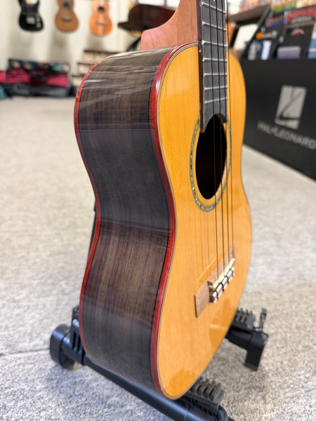 Flight Diana TE Electric Tenor Ukulele w/Case - Solid Cedar/Walnut