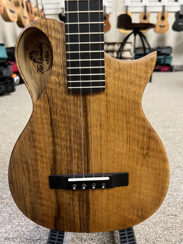 KALA Revelator Nautilus Master Grade Korina Electric Tenor Ukulele w/Case - Made In The U.S.A. - Aloha City Ukes