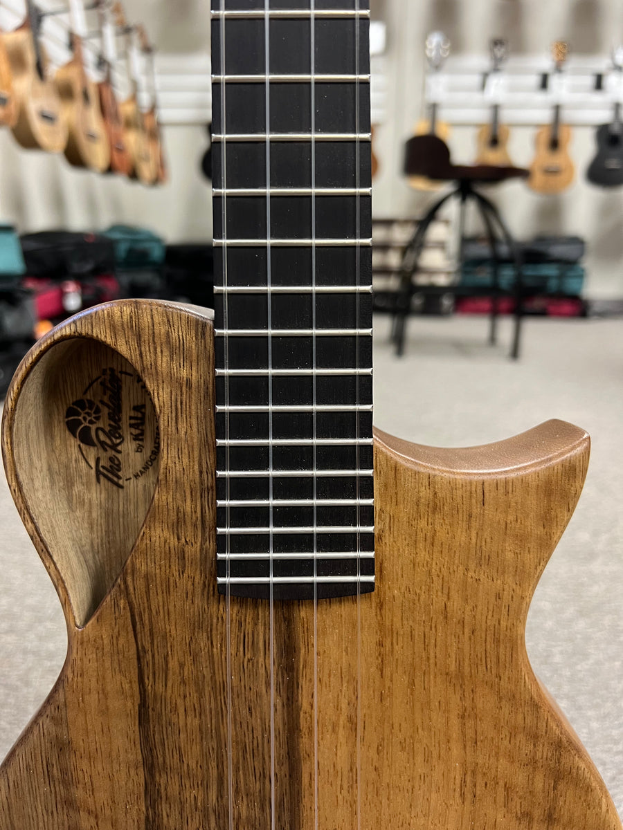 KALA Revelator Nautilus Master Grade Korina Electric Tenor Ukulele w