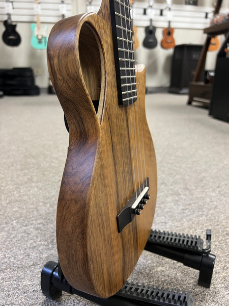 KALA Revelator Nautilus Master Grade Korina Electric Tenor Ukulele w/Case - Made In The U.S.A. - Aloha City Ukes