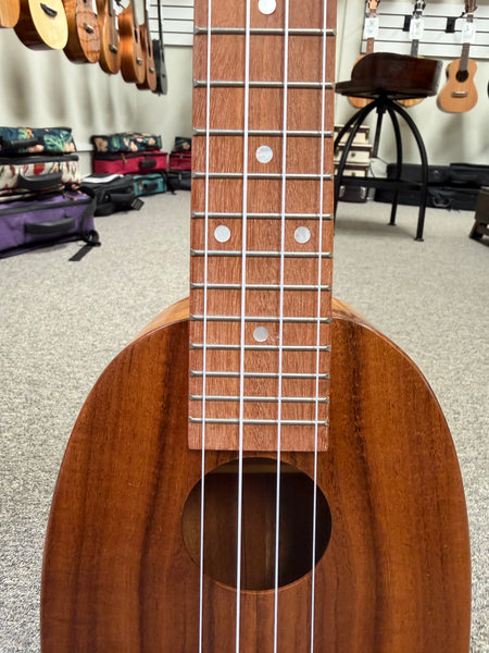 HUG A-SP Solid Acacia Soprano Long Neck Ukulele
