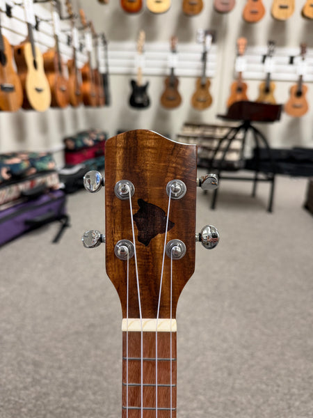 HUG A-SP Solid Acacia Soprano Long Neck Ukulele