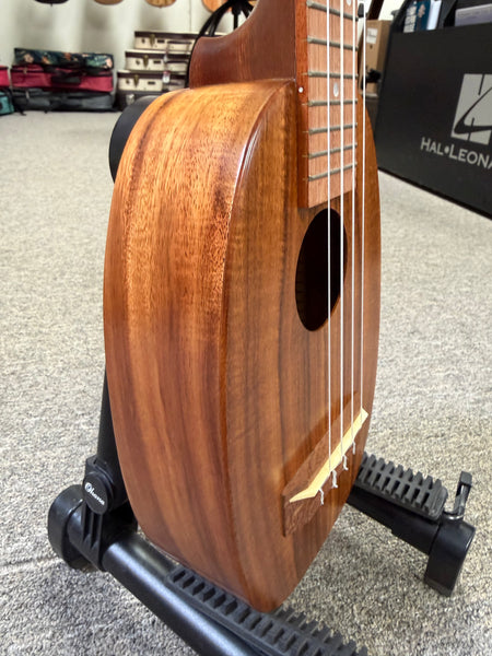 HUG A-SP Solid Acacia Soprano Long Neck Ukulele