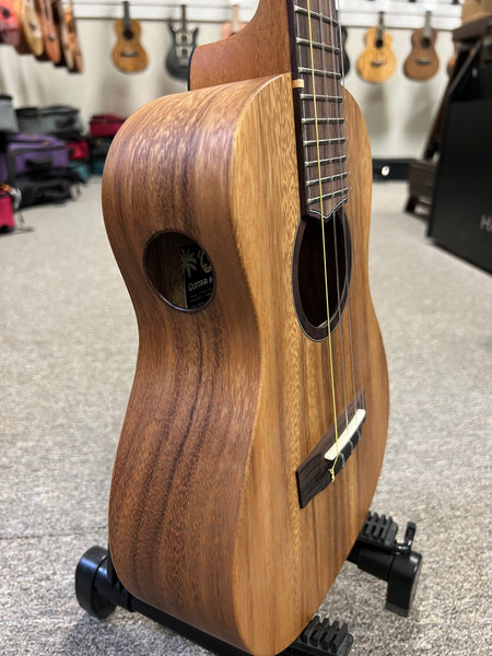 Oli L1-TAS Solid Acacia Satin Tenor Ukulele w/Case