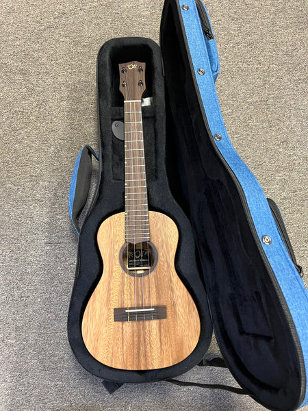 Oli L1-TAS Solid Acacia Satin Tenor Ukulele w/Case
