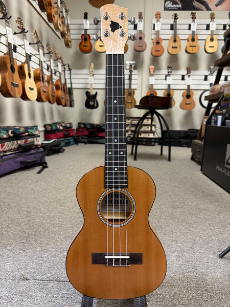 HUG SCSM-T Solid Cedar/Spalted Maple Tenor Ukulele