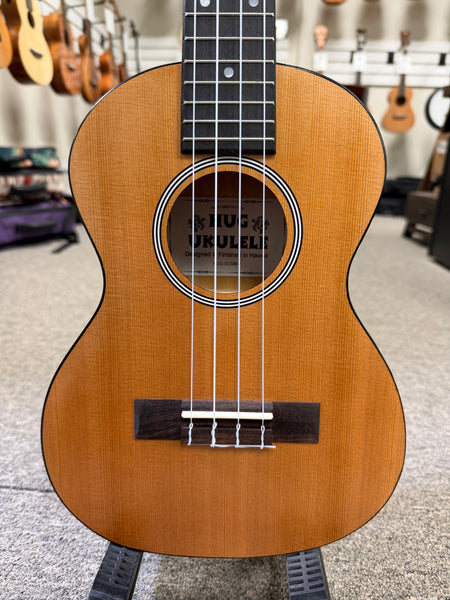 HUG SCSM-T Solid Cedar/Spalted Maple Tenor Ukulele