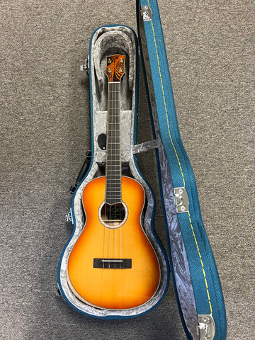 Oli L2-BSFM-SB Solid Spruce/Flame Maple Sunburst Baritone Ukulele