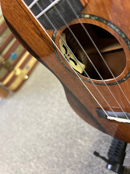 Makaio MSMT-10E  Electric Spalted Mango Tenor Ukulele w/Case - #2