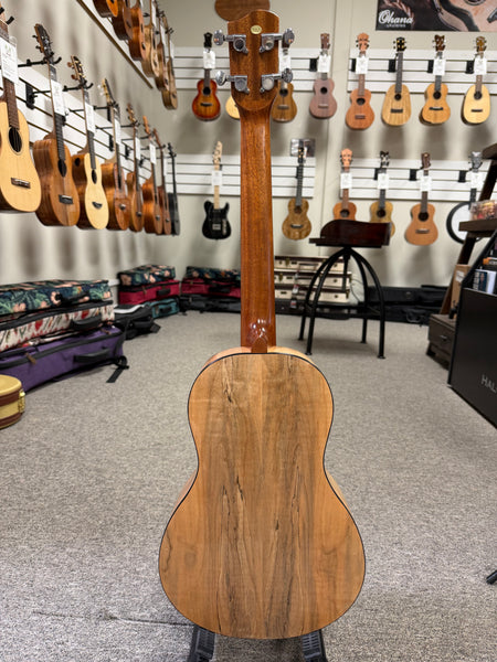 HUG SCSM-B Solid Cedar/Spalted Maple Baritone Ukulele