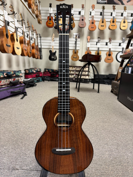 KALA KA-CT-SA-TG Solid Acacia Tenor Ukulele W/Case - Pre Loved
