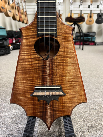 KoAloha Pops Made Custom Solid Koa Sceptre Tenor Ukulele w/Case