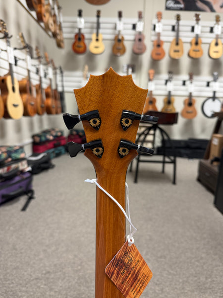 KoAloha Red Label "Polani" Solid Curly Koa Tenor Ukulele w/Case #1