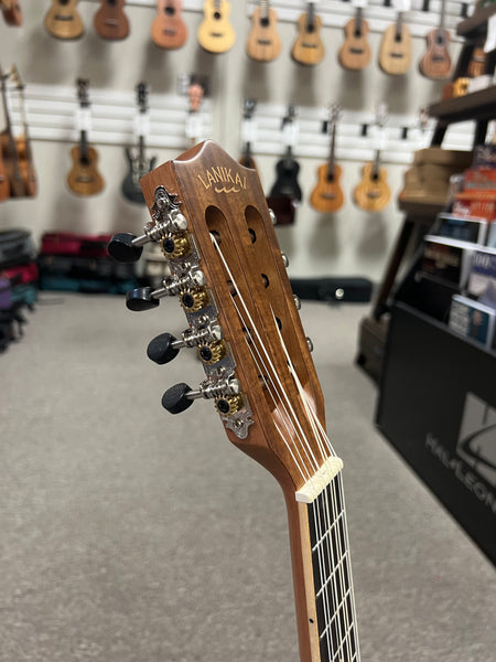 Lanikai ACST-8CET Acacia 8 String Tenor Ukulele w/Case - Solid Top - Cutaway/Fishman Pickup