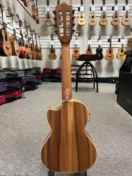 Lanikai ACST-8CET Acacia 8 String Tenor Ukulele w/Case - Solid Top - Cutaway/Fishman Pickup