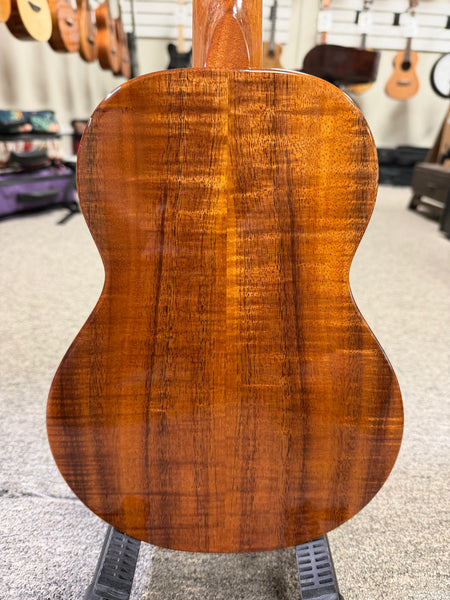 KoAloha Red Label "Polani" Solid Curly Koa Tenor Ukulele w/Case #2