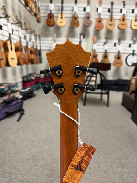 KoAloha Red Label "Polani" Solid Curly Koa Tenor Ukulele w/Case #2