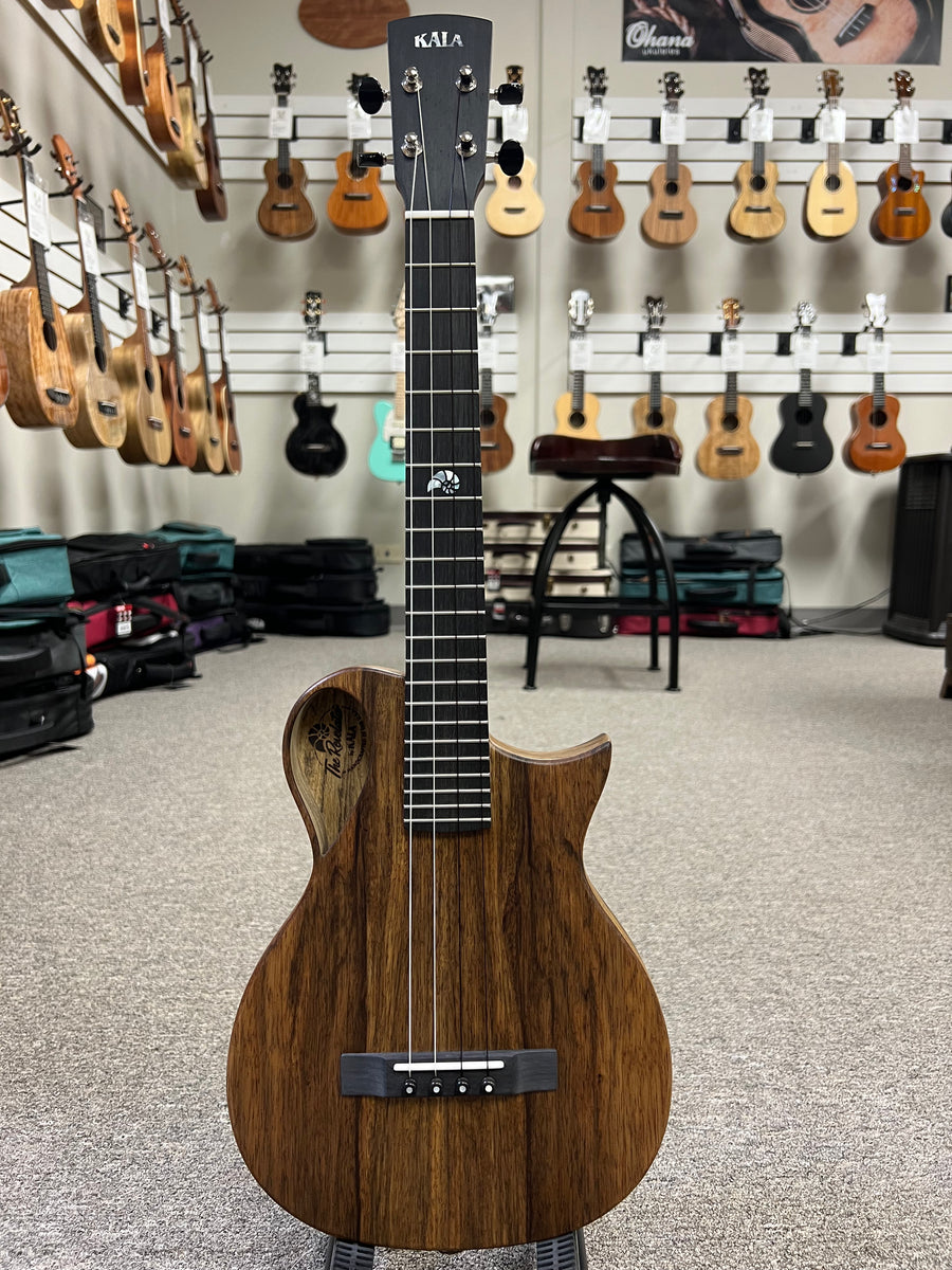 KALA Revelator Nautilus Premium Korina Electric Tenor Ukulele w/Case
