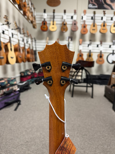 KoAloha Red Label "Polani" Solid Curly Koa Tenor Ukulele w/Case #3