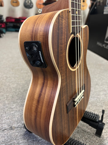 LANIKAI ACST-CET Acacia Electric Tenor Ukulele w/Case - Solid Top