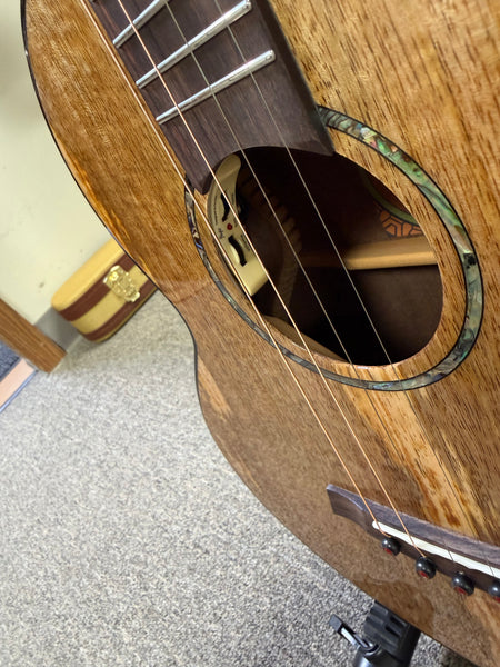 Flight Maia Solid Mango/Rosewood Steel String Electric Baritone Ukulele w/Case - #2