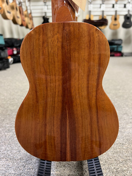 KoAloha KSM-02 Solid Koa Soprano Long Neck w/Case #2 - Concert Scale - Super Soprano