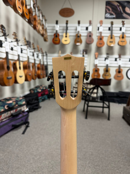 KALA KA-ASFM-B-CE Solid Flamed Maple Baritone Electric Ukulele w/Case