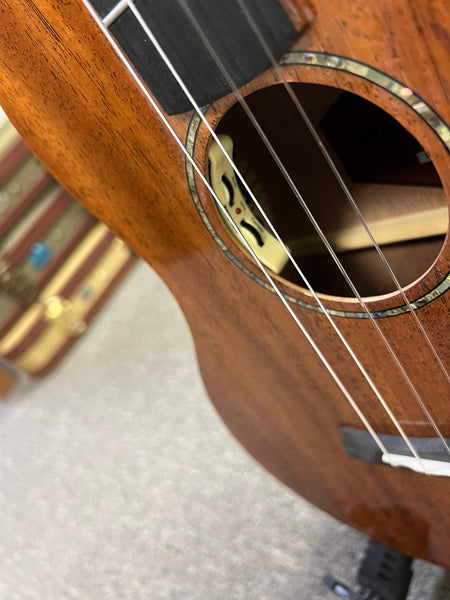 Makaio MMB-10E Mahogany Electric Baritone Ukulele w/Case