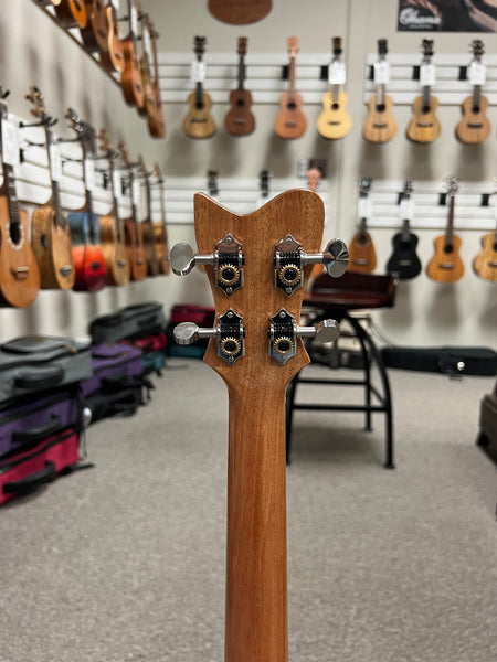 Makaio MMB-10E Mahogany Electric Baritone Ukulele w/Case