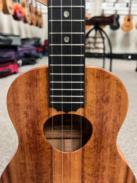 KoAloha KTM-10 Solid Koa Pikake Tenor Ukulele w/Case #2 - Made In Hawaii - Satin Finish