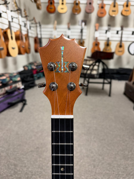 KoAloha KTM-10 Solid Koa Pikake Tenor Ukulele w/Case #4 - Made In Hawaii - Satin Finish