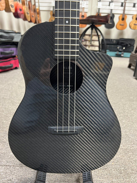 Klos Full Carbon Fiber Baritone Ukulele w/Case - Travel Uke