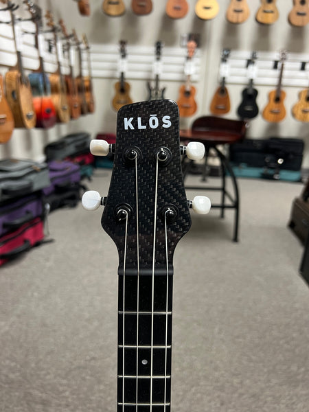 Klos Full Carbon Fiber Baritone Ukulele w/Case - Travel Uke