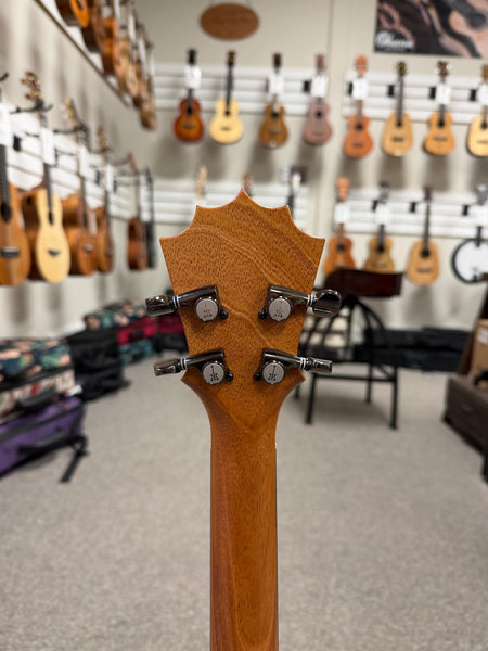 KoAloha KTM-10 Solid Koa Pikake Tenor Ukulele w/Case #4 - Made In Hawaii - Satin Finish